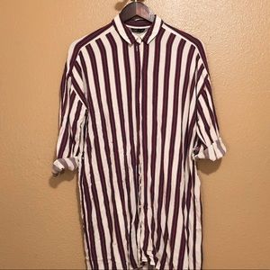 Topshop high-low button-down dress!